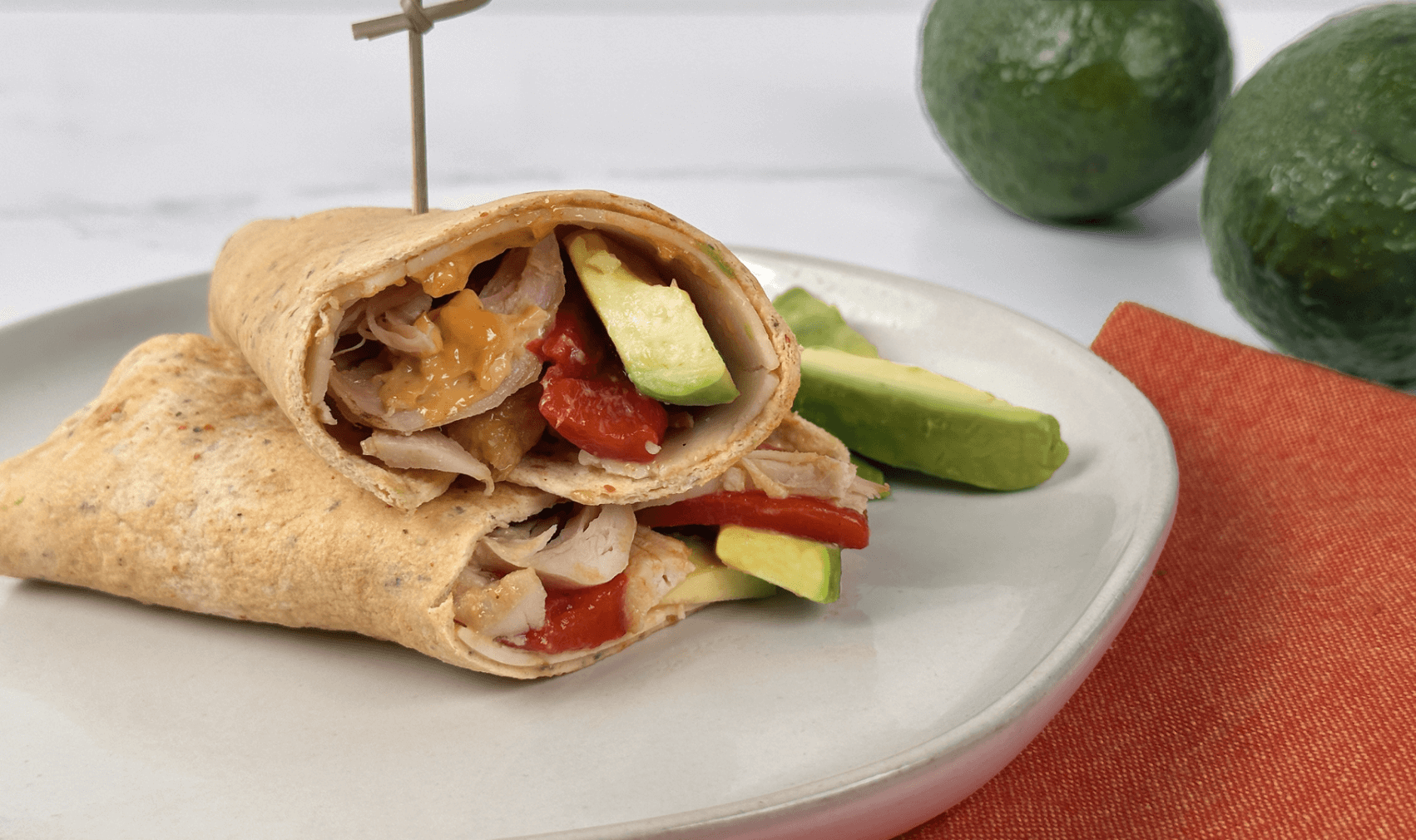 Egglife chipotle chicken wrap